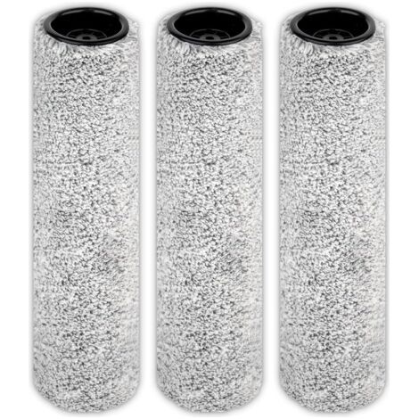 【Rouleau amovible】 3 pièces Rouleaux de brosse de rechange pour aspirateurs eau et poussière sans fil Tineco Floor One S9 Artist Pro, Floor One S7 Pro, Floor One S6/ Stretch S6/ Switch S6 (sans manche