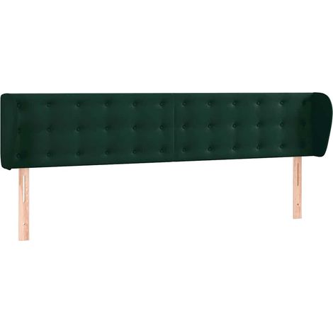 Maison Exclusive - Cabecero de terciopelo verde oscuro 163x23x78/ (1/5)