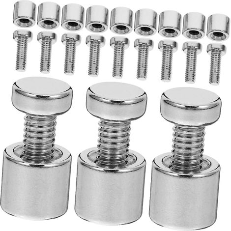 12 Sets Advertising Brackets Standoff Acrylic Fixing Frames Panels