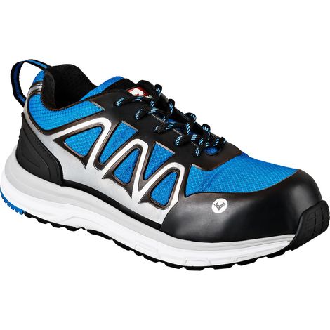 2663, Sich-Schuh S1p SPRINTX kornblau/schwarz, Gr. 41