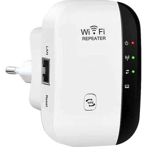 Online Store - Amplificateur WLAN, 300 Mbit/s 2,4 GHz, répéteur WiFi avec port Fast Ethernet, compatible avec mini récepteur amplificateur WLAN. (1/5)