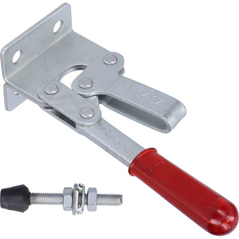 Schweiß-Kniehebelklemme, horizontal, rutschfest, Schnellspannvorrichtung, Handwerkzeug ZS‐200W (1/5)