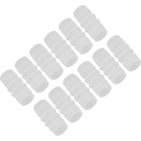 12 raccords de tuyau en plastique PP à diamètre égal, embout cannelé, accessoires de connexion directe 25 à 25 (1/5)