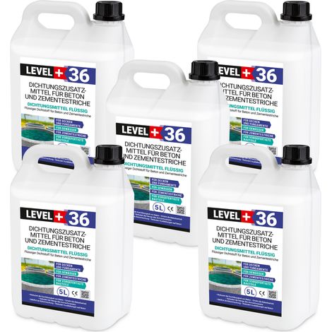 LEVEL+ Dichtsungsmittel Flüssig für Beton und Zementestriche L+36 - 25L