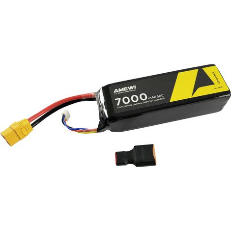 Amewi Modellbau-Akkupack (LiPo) 11.1 V 7000 mAh Zellen-Zahl: 3  Hardcase XT90