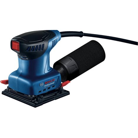Bosch Professional lijadora orbital GSS 140 (motor de 220 W, vibración de 3,4 m/s2, con bolsa para polvo, placa punzonadora, hoja de lija C411) (1/3)