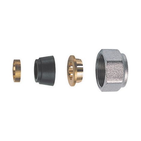KIT DI TENUTA IN GOMMA A COMPRESSIONE PER TUBO RAME IN 4 PZ (FAR)- Diam. 12- FAR- pezzi 1