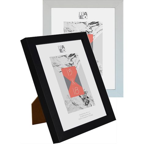 CORNICE 'DUBOIS' cm 13 x 18 con portafoto - argento