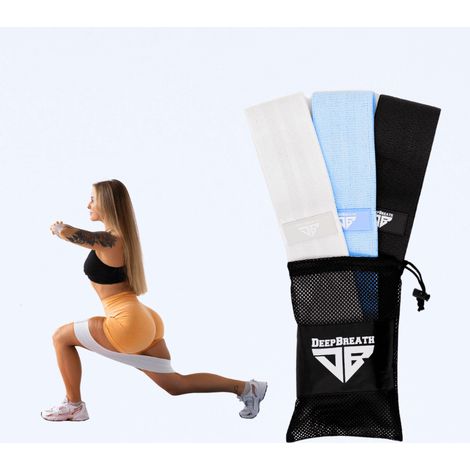 Bande elastiche per esercizi di fitness – Banda elastica Deep Ocean per i fianchi (1/5)