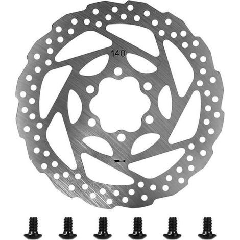 1 Disque de frein,Acier inoxydable,140mm 6 trous,Pour scooter électrique Kukirin G2 Master G3 G4
