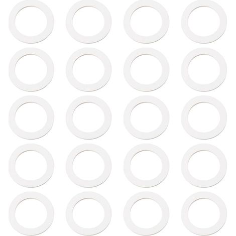 Lot de 20 joints d'étanchéité pour système de chauffage central de chaudière - 23,9 x 17,2 x 1,5 mm - Remplace OEM 87101030430 - Compatible avec (1/5)