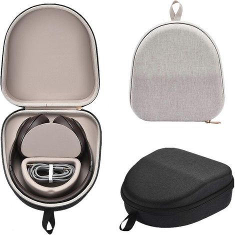 Étui pour casque sans fil Bluetooth avec arceau, accessoire de rangement pour casque Beats Studio Pro/Studio 3/Solo 3/Solo 2/Solo Pro (noir) (1/5)