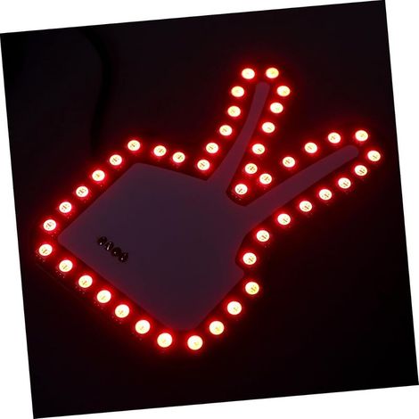 GANAZONO Lampe Main Voiture LED Interactive en Pvc Signal Gestuel (1/5)
