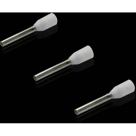 Rittal Terminales de cable 0,75 mm² blanco 500 unidades