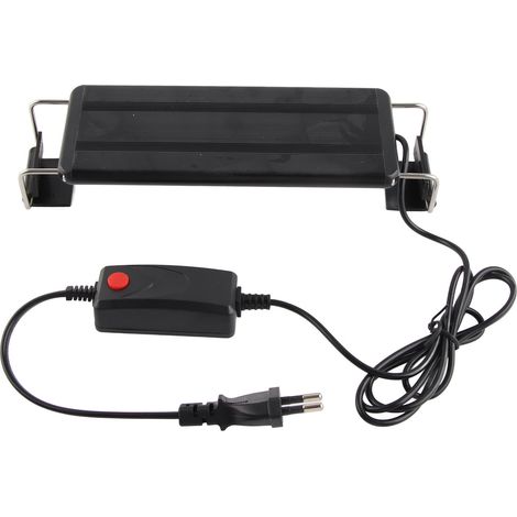 Éclairage LED pour aquarium à couleurs changeantes avec supports extensibles, noir, prise UE 220 V (1/5)