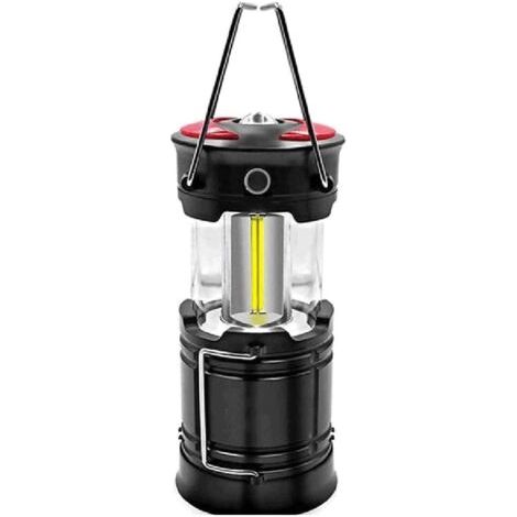 Lanterne de camping alimentée par batterie pour les pannes de courant, les urgences à domicile, le camping, la randonnée, les accessoires de camping essentiels, portable et légère (1/5)