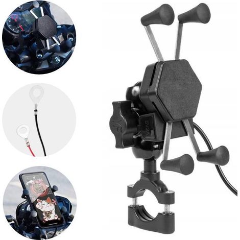 Support de téléphone USB Roxar pour moto (1/5)