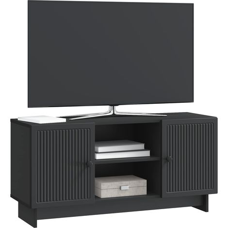 Maison Exclusive - Mobile TV 102 x 34,5 x 50 cm Nero Legno ingegnerizzato