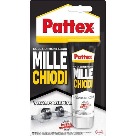 PATTEX MILLE CHIODI TRASPARENTE 40 GR