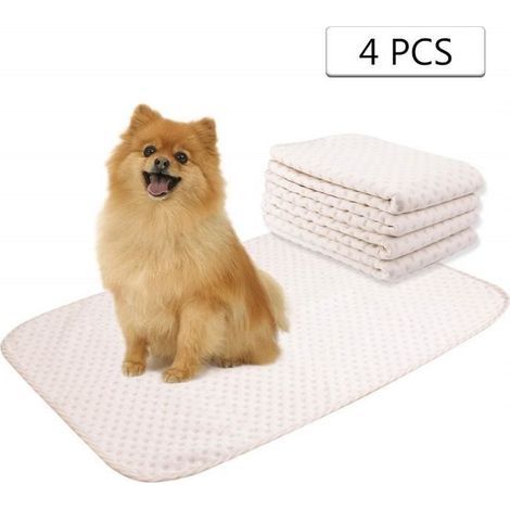 Alèse Lavable, Tapis Educateurs Chien - Couche Absorptif - Pipi Coussinets Réutilisable pour Apprentissage de la Propreté (50X70) (1/4)