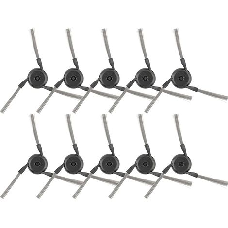 (10 Pièces) X50 Ultra Pièce De Rechange Pour Brosse LatÉRale Pour Dreame X40 Ultra/ L40 Ultra, Mova P50 Ultra/ P50 Pro Ultra/ P10 Pro Ultra/ V50 Ultra/ Z50 ULTRA, Aqua10 Ultra Roller/ Aqua10 Pro Track (1/5)