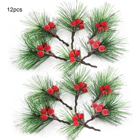 Dekorativer PVC-Weihnachtskranz für Partys und Hochzeiten, ideal für DIY-Bastelprojekte. (1/5)