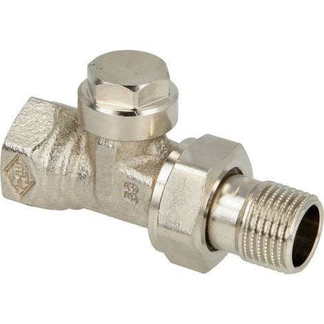 HEIMEIER Raccordo Regutec, forma passante, DN 20, bronzo rosso nichelato, 0356-03.000