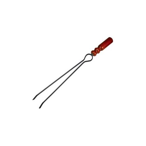 MOLLA PER CAMINO MANICO LEGNO- - cm.55h. (727 BIS) - 2 pezzi MILLE