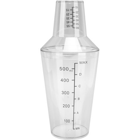 500-ml-Shaker-Bar-Set mit transparentem Rand und auslaufsicherer Graduierung für Cocktails (1/5)
