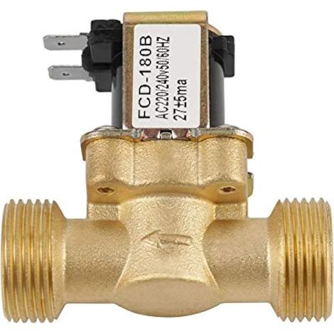 Électrovanne G3/4, 220 V, 2 voies, normalement fermée (NF), 240 V CA, FCD-180B (1/5)