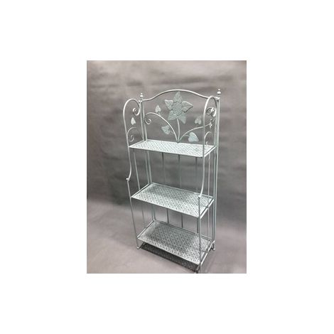 C SCAFFALE 3 RIPIANI 60X28X127CM AZZURRO CH EPOQUE 2 PZ