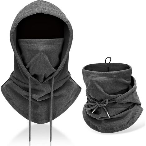 Sturmhaube mit Kapuze, winddicht & warm, Unisex, für Outdoor & Sport (1/5)