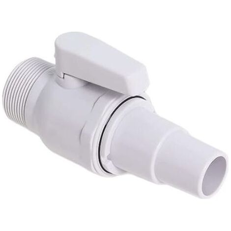 Pompe de piscine hors sol haute performance, 2 voies en PVC, pour piscines gonflables et tubulaires, débit élevé et faible consommation énergétique (1/5)