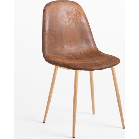 Sedia da pranzo imbottita Glamm SKLUM         Legno naturale   