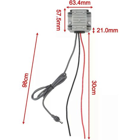 Gleichstromwandler 12/24 V auf 30 V 35 A, Aluminiumgehäuse, elektrischer Stromwandler für Starlink Mini-Stromkabel, Booster-Stromkabel (1/4)