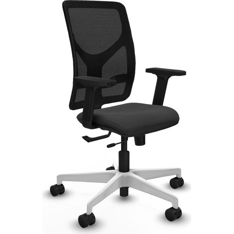 Silla de oficina piqueras y crespo Motilla gris oscuro polipiel (1/2)