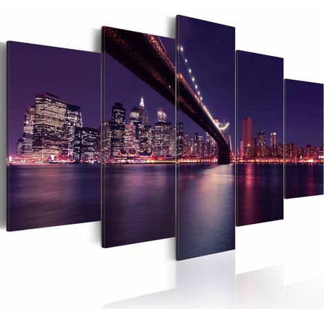Tableau dernière nuit à new york - 200 x 100 cm (1/4)