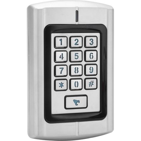 Kit de contrôle d'accès pour porte, contrôleur de carte à puce avec mot de passe, clavier de contrôle d'accès de sécurité 12 V (1/5)