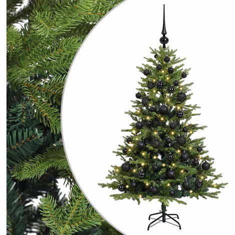 Künstlicher Weihnachtsbaum mit Weihnachtskugel 150 cm 150 LEDs vidaXL (1/5)