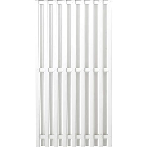 Plus Zaun Nagano 90 x 180 cm RAL 9010 Weiß (1/3)