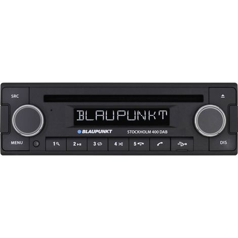 Autoradio DAB BT avec Apple CarPlay – Lecteur CD, USB, Bluetooth 5.0 – Écran LCD multicolore – 4 x 50W, 35 stations mémorisables – Blaupunkt (1/5)