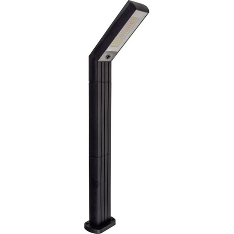 Borne LED solaire CHILITEC SWL-78, 1,8 W, 3000 K, IP44, noir