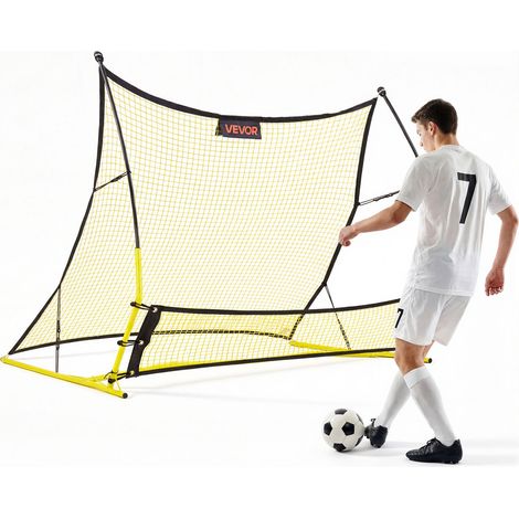 VEVOR Fußball-Rebounder 1830 x 1085 mm, 2-in-1 Rückprallnetz für Ballkontrolle & Passübungen, Rebounder mit Verdickten Fiberglasstangen & Eisenrohren, Trainingsgerät für Jugendliche & Erwachsene (1/5)