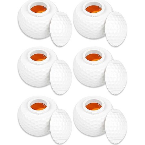Mini verres à vin en forme de balle de golf, 45 ml avec couvercle, parfaits comme cadeau, faciles à nettoyer, lot de 6. (1/5)