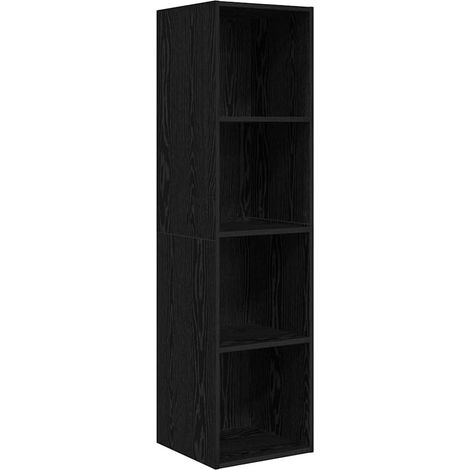 Maison Exclusive - Ensemble meuble TV Montage mural Chêne noir 37 x 37 x 142,5 cm
