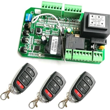 Kit d'ouvre-portes automatiques Large utilisation ouvre-porte coulissante unité de commande de moteur contrôleur de carte PCB plaque de carte électronique pour accessoires de portail coulissant ( Colo (1/5)