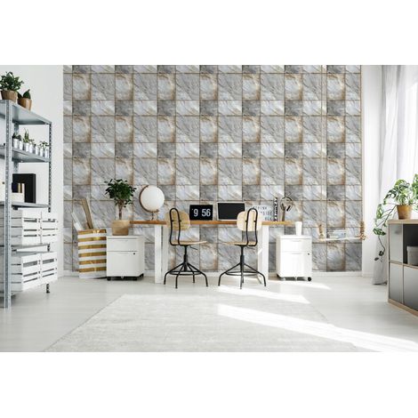 Wallarena Vliestapete Steinoptik Ziegelwand Mauer für Wohnzimmer und Schlafzimmer, 10 m x 50 cm – inkl. Kleister & Anleitung (1/5)
