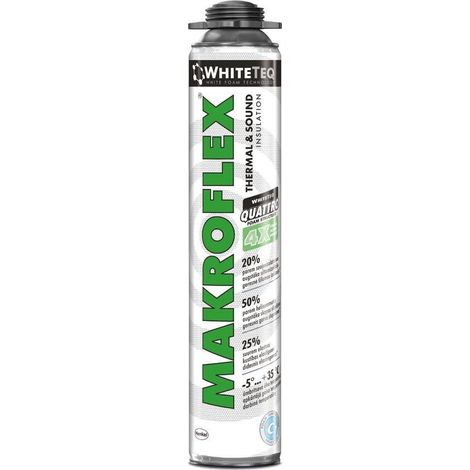 Espuma de montaje Olivia Garden whiteteq thermal&sound std 750 ml aislamiento térmico acústico (1/2)