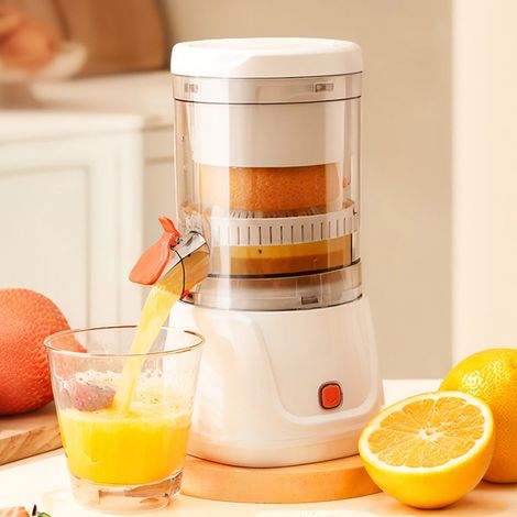 Mini exprimidor portátil con motor de alto par de 45 W para frutas y verduras, capacidad de 0,3 L, fácil de limpiar y diseño desmontable, batería recargable (1300 mAh) para disfrutar de zumos y batido (1/5)
