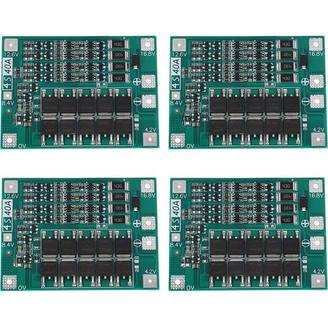 Stück Lithium-Batterie-Balancer-Modul 4S 18650 Schutz-PCB-Zellenplatine 40A Stromversorgungszubehör (1/5)